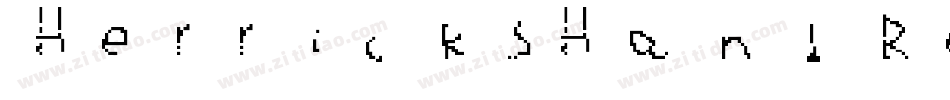 HerricksHand Regular字体转换